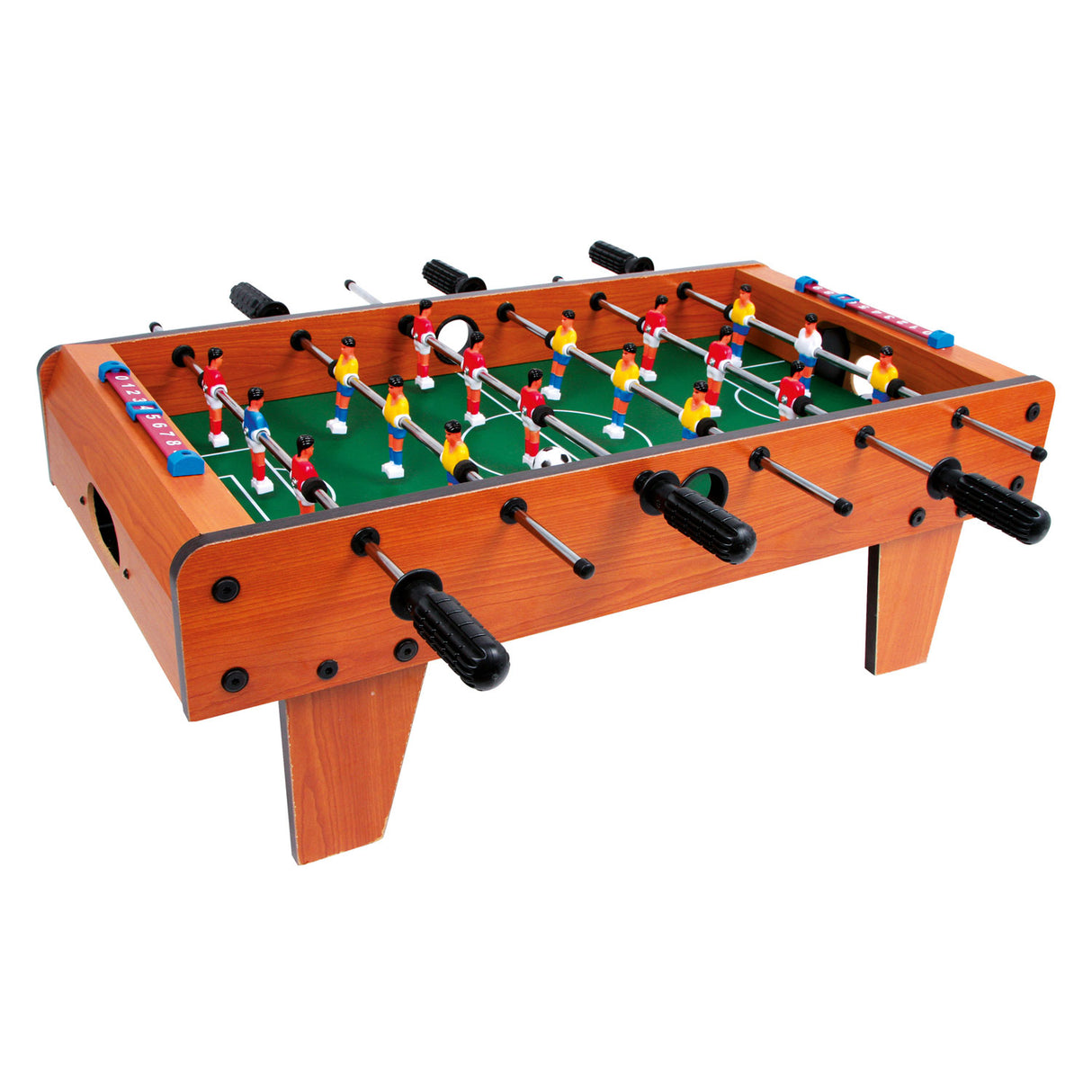 Petit pied table de bois football marron petit