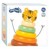 Small Foot Wood Stacking Tower Tiger, 7dlg.