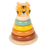 Small Foot Wood Stacking Tower Tiger, 7dlg.