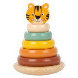 Small Foot Wood Stacking Tower Tiger, 7dlg.