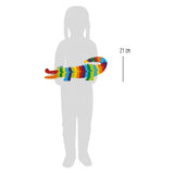 Rompecabezas de cocodrilo de madera de pie pequeño, 26dlg.