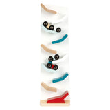 Small foot wooden motorway tower with cars, 3dlg.