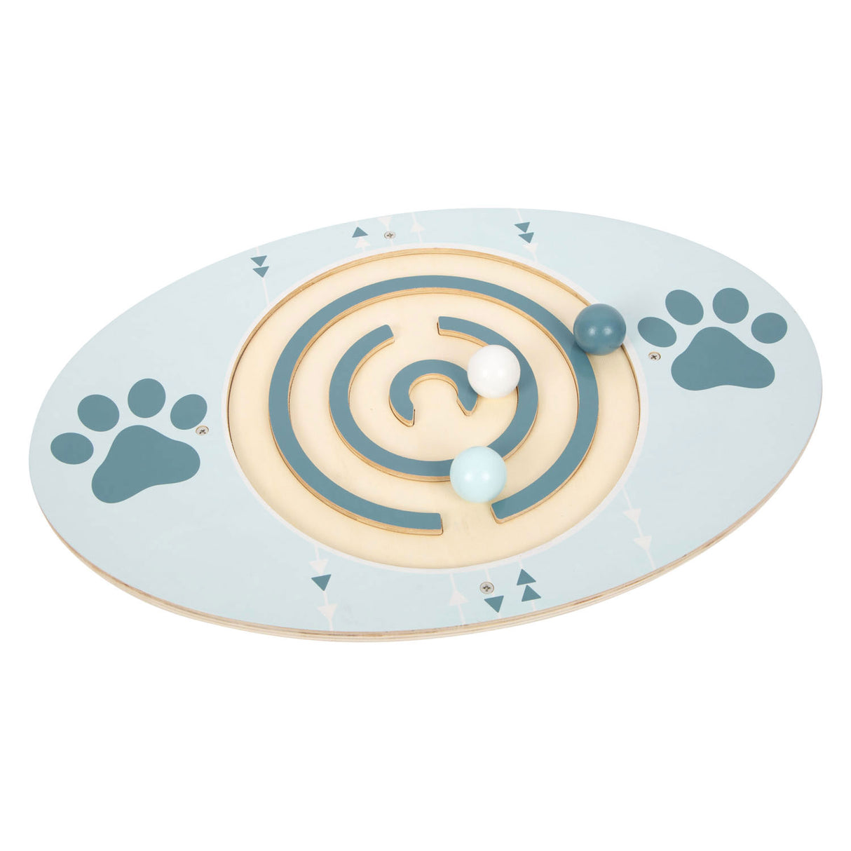 Small foot wooden balance board sky paw, 3dlg.