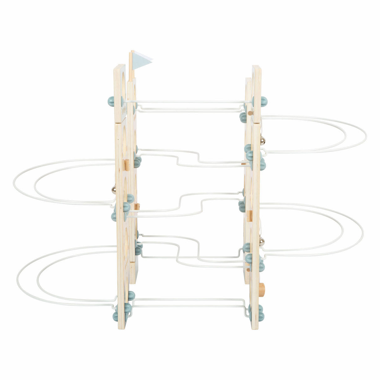 Small foot wooden modular marble track