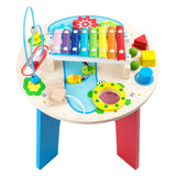 Small Foot wooden activities and music table 2in1