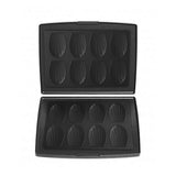 Fritel 142364 Madeleines Pekalni pladnji Črni aluminij