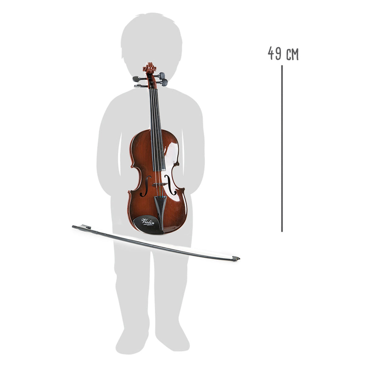 Small foot wooden classic children's violin with bow