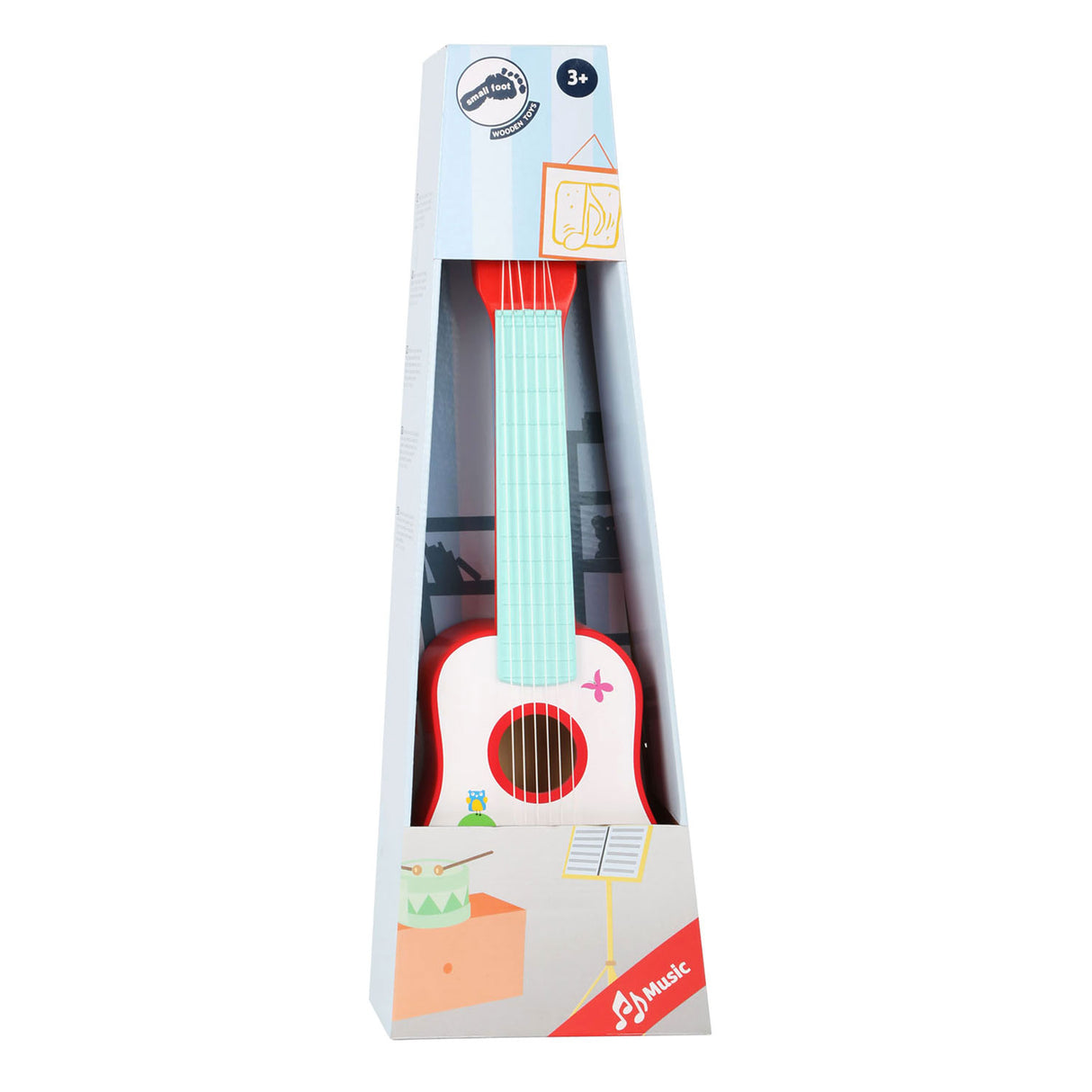 Small Foot Houten Gitaar Kleine Vos, 53cm