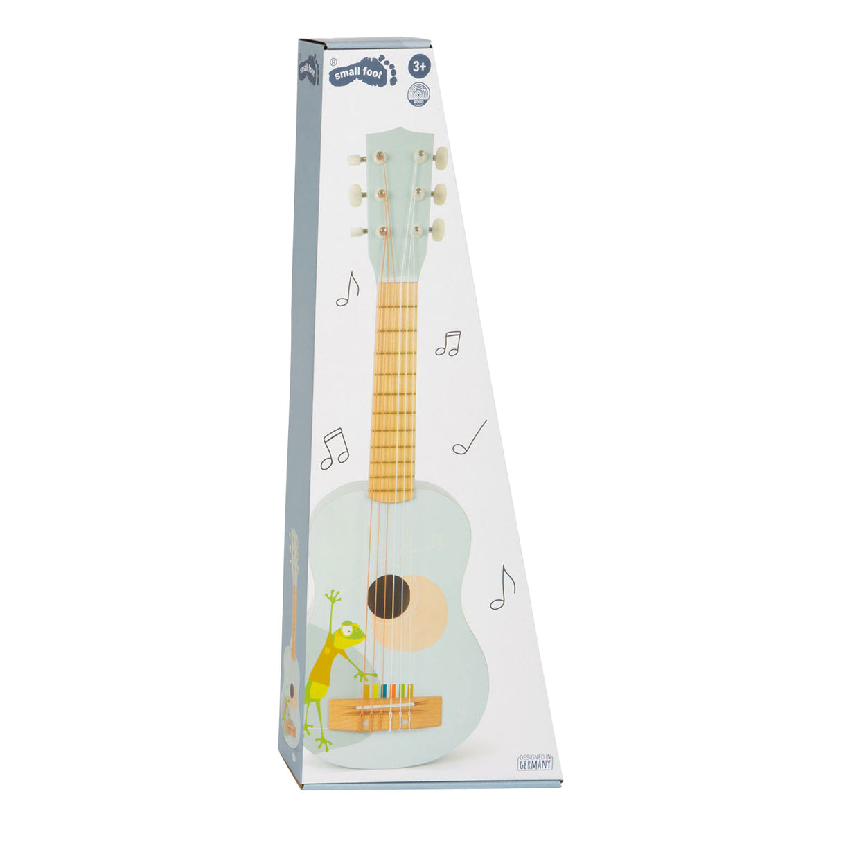 Petit pied de guitare en bois rythmes groovy, 63 cm