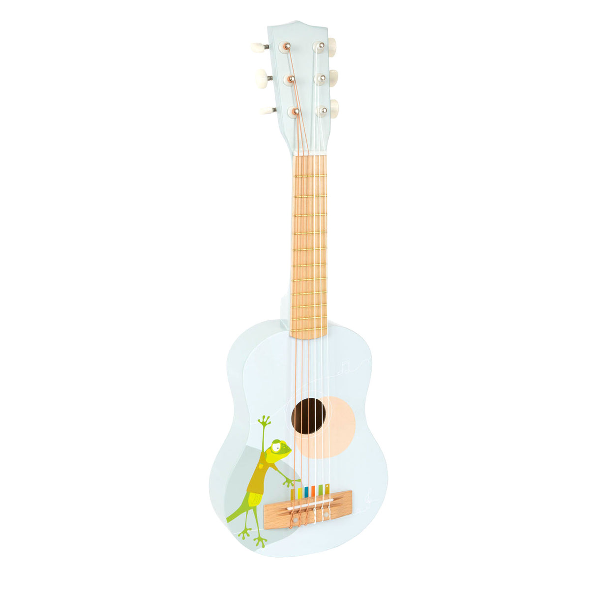 Petit pied de guitare en bois rythmes groovy, 63 cm