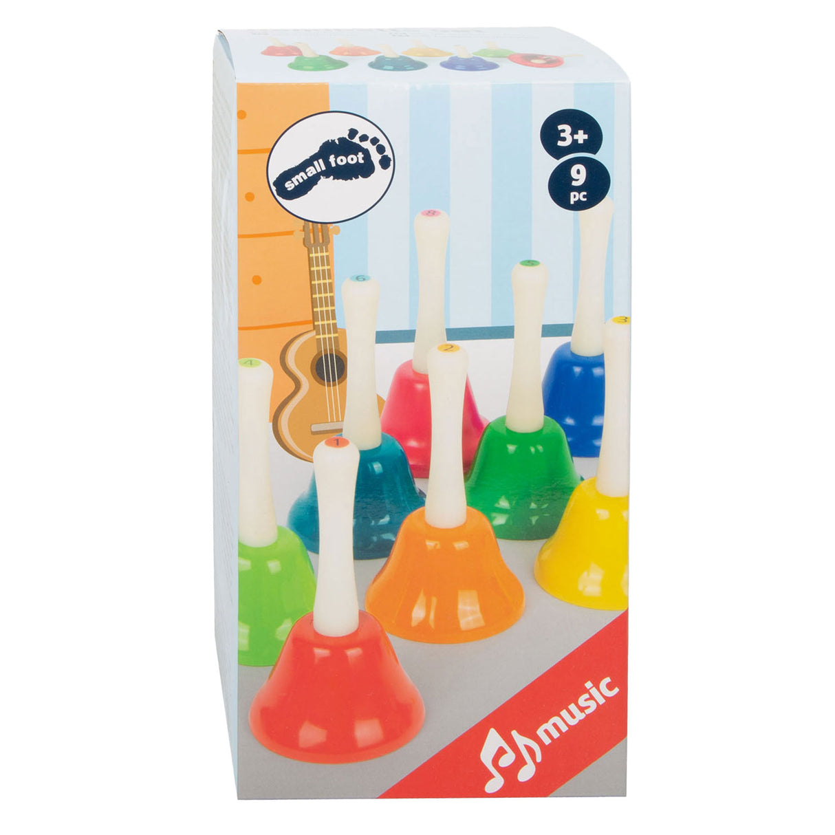 Small Foot Colored Handbels, ensemble de 8