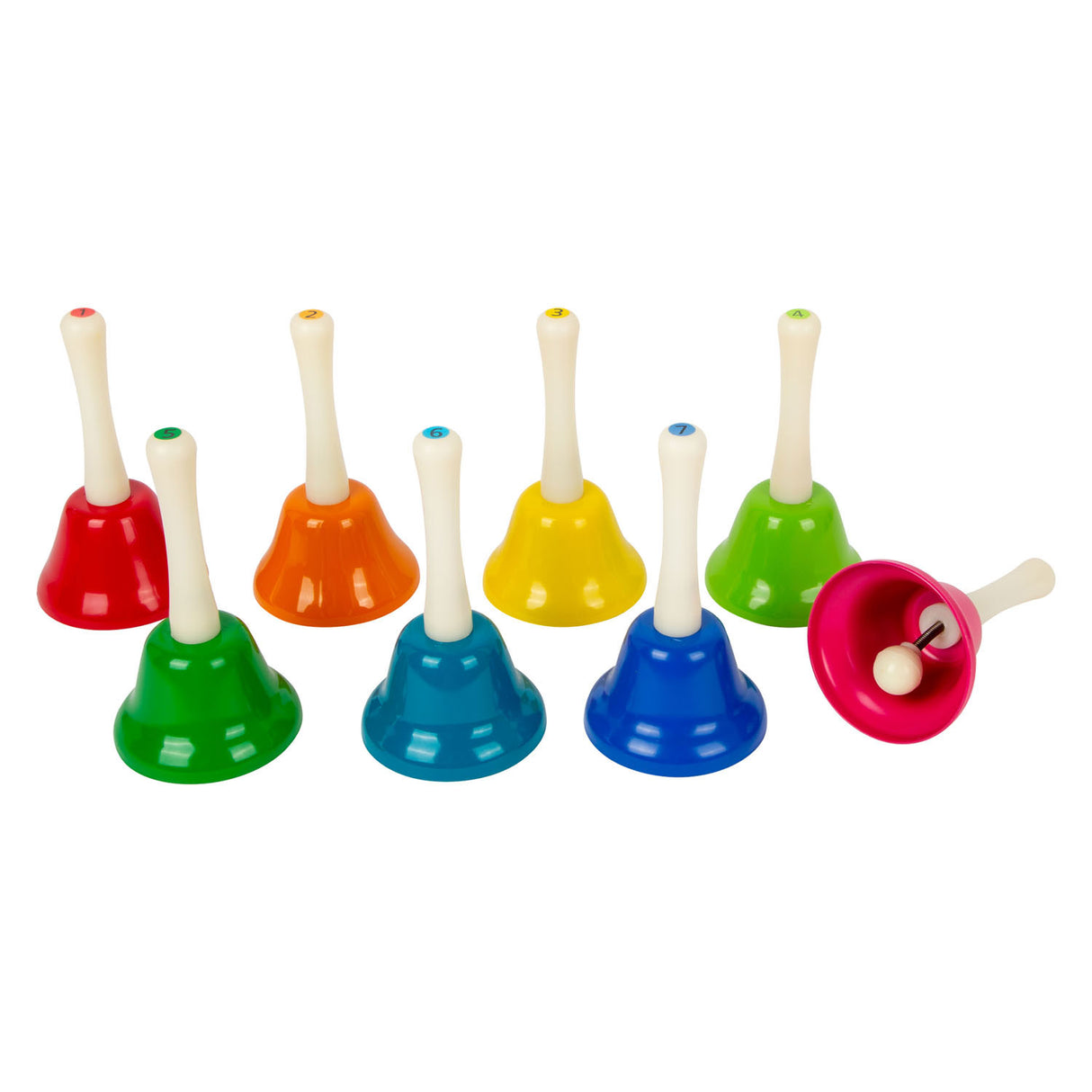 Small Foot Colored Handbels, ensemble de 8