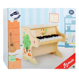 Small foot wooden piano small fox