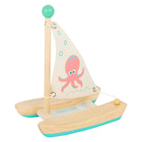 Kleng Fouss Bad Toys Holz Catamaman Octopus