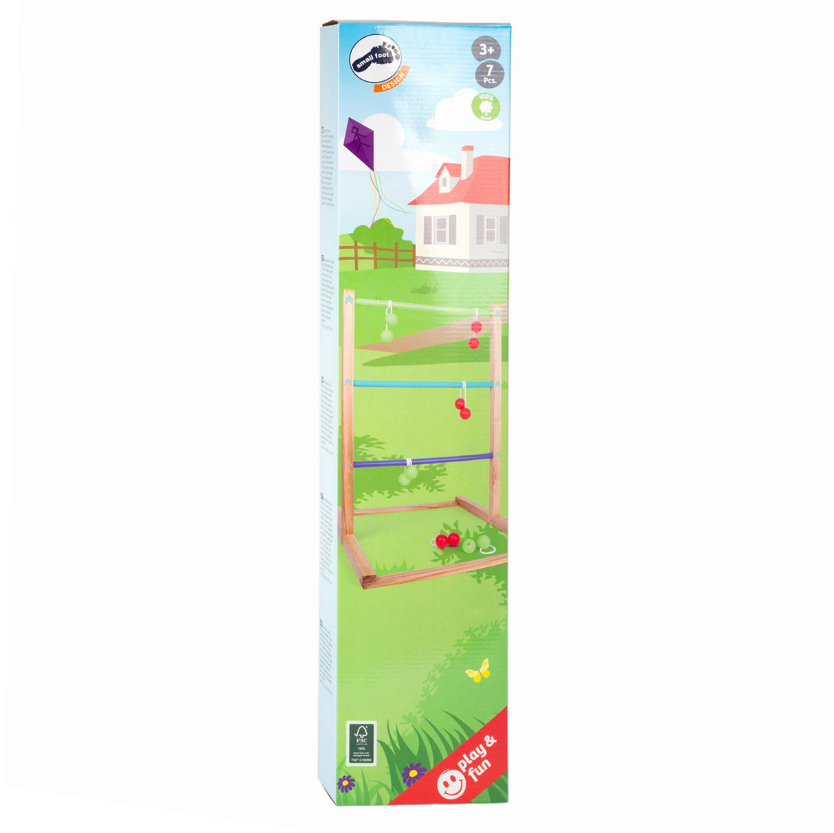 Small foot - houten ladder golf werpspel, 7dlg.