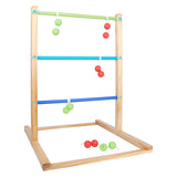 Small foot houten ladder golf werpspel, 7dlg.