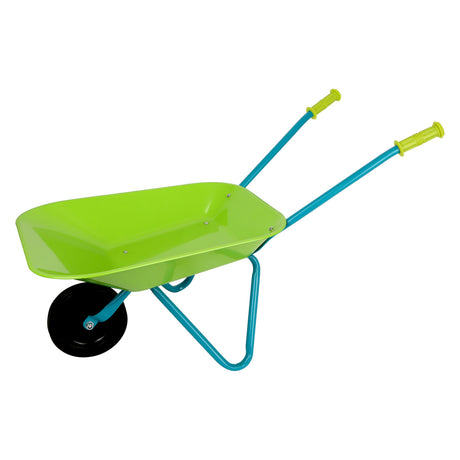 Small foot - tuingereedschap met kruiwagen groen, 8dlg.