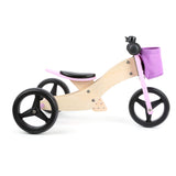 Small foot wooden tricycle and 2in1 pink