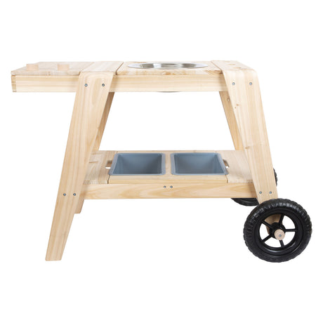 Small foot - houten modderkeuken compact