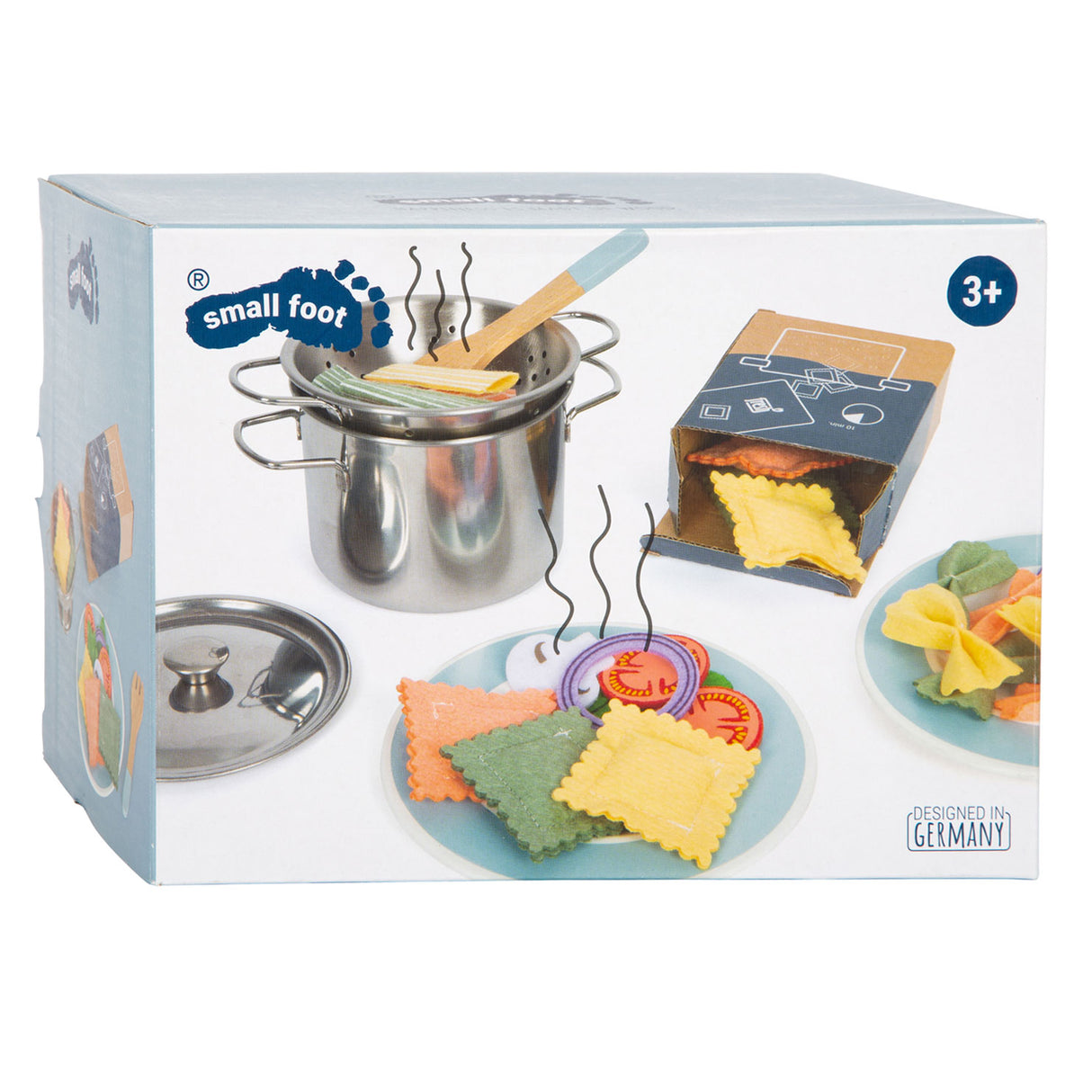 Lille fod Wooden Playets Pasta Chef Set, 19dlg.