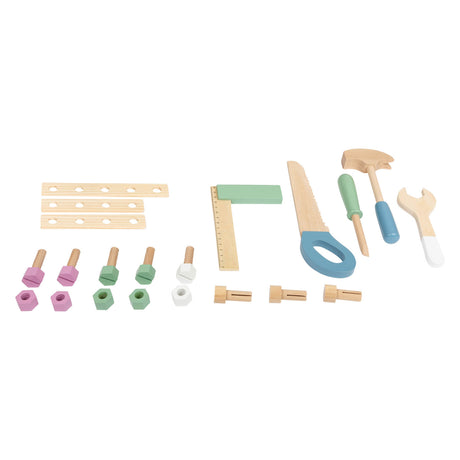 Small foot - houten werkbank compact nordic, 22dlg.