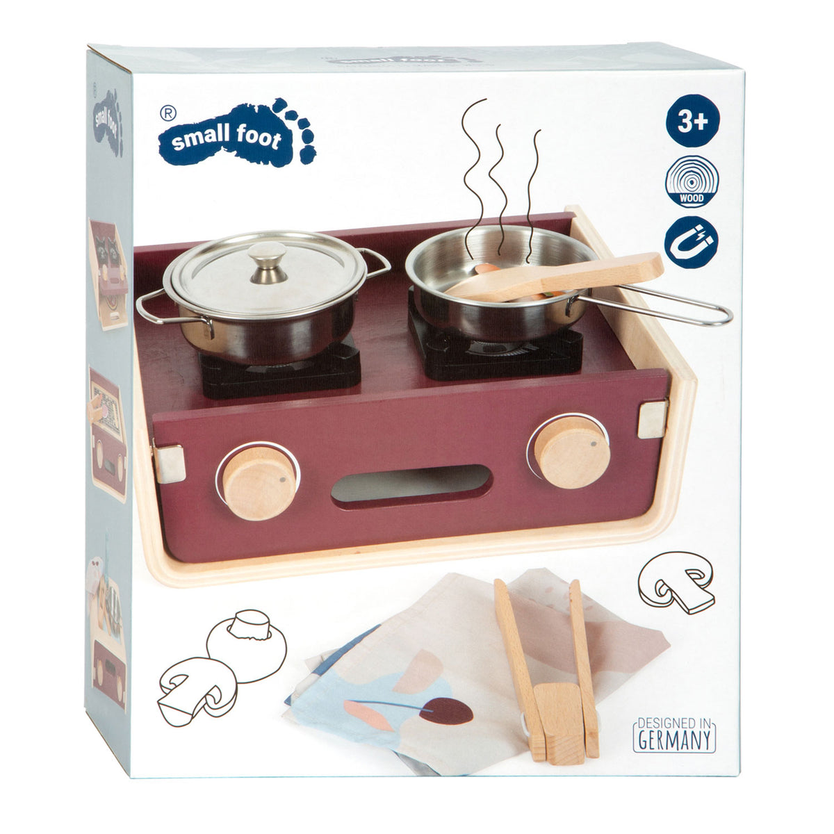 Small foot - houten camping speelkeuken tasty, 9dlg.