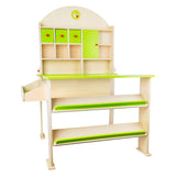 Small foot - houten markt en winkelkraam