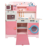 Small foot wooden play kitchen pink, 12dlg.