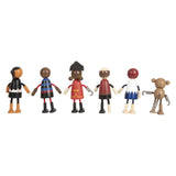 Small foot - houten poppetjes piraat buigbaar, 6st.