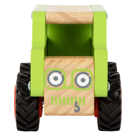 Small foot - houten off-road jeep groen
