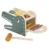 Petit xylophone en bois et safari de Hamperbank, 5dlg.