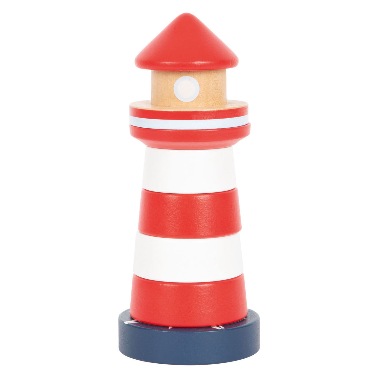 Small foot stacking tower Lighthouse Pacific Ocean, 8dlg.