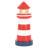 Small foot stacking tower Lighthouse Pacific Ocean, 8dlg.