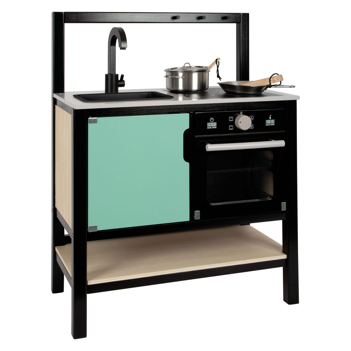 Small foot - houten speelkeuken industrieel, 6dlg.