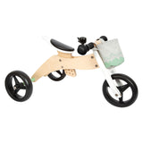 Small Foot - Wooden training Tricycle Balance Bike 2in1 Saliege Club