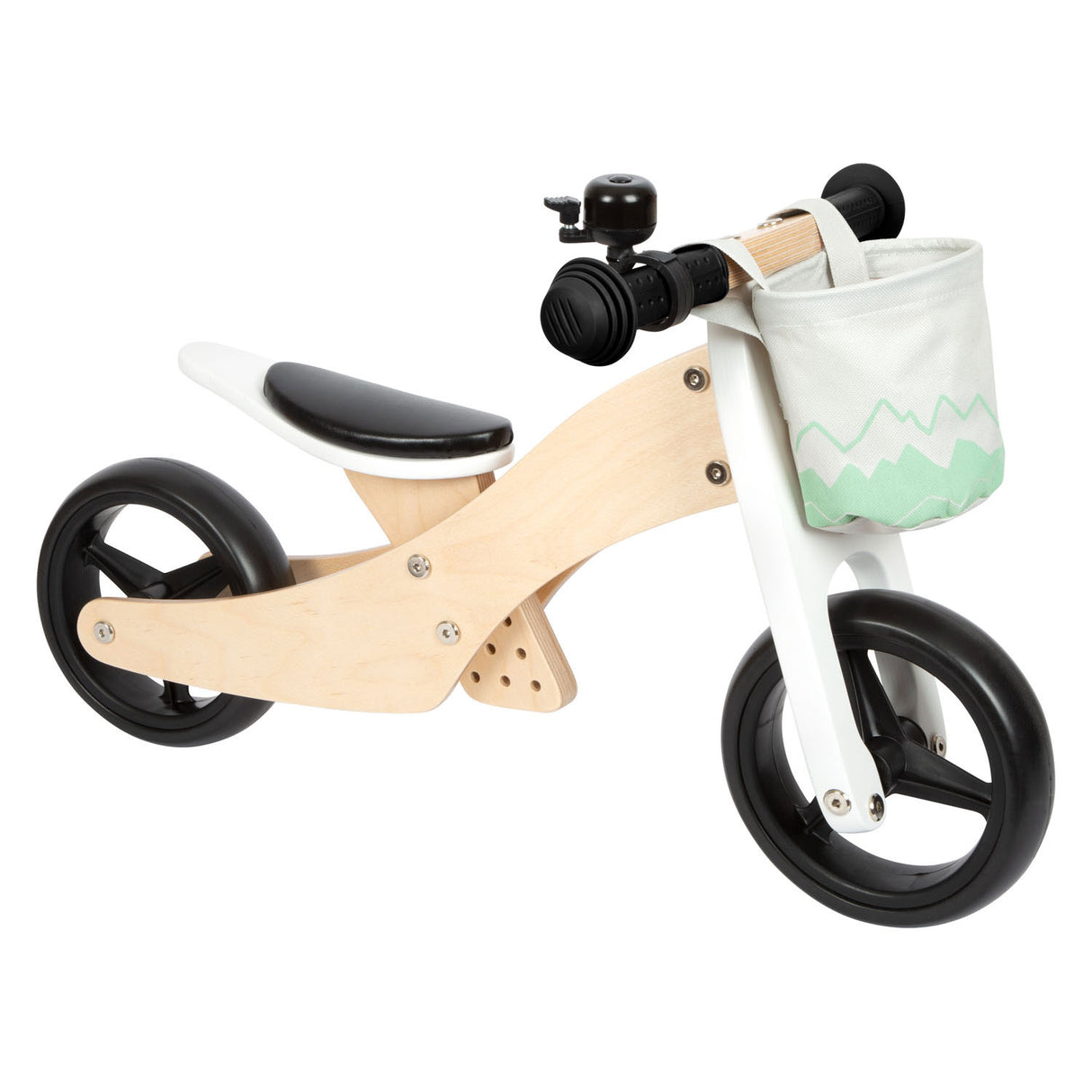 Small Foot - Wooden training Tricycle Balance Bike 2in1 Saliege Club