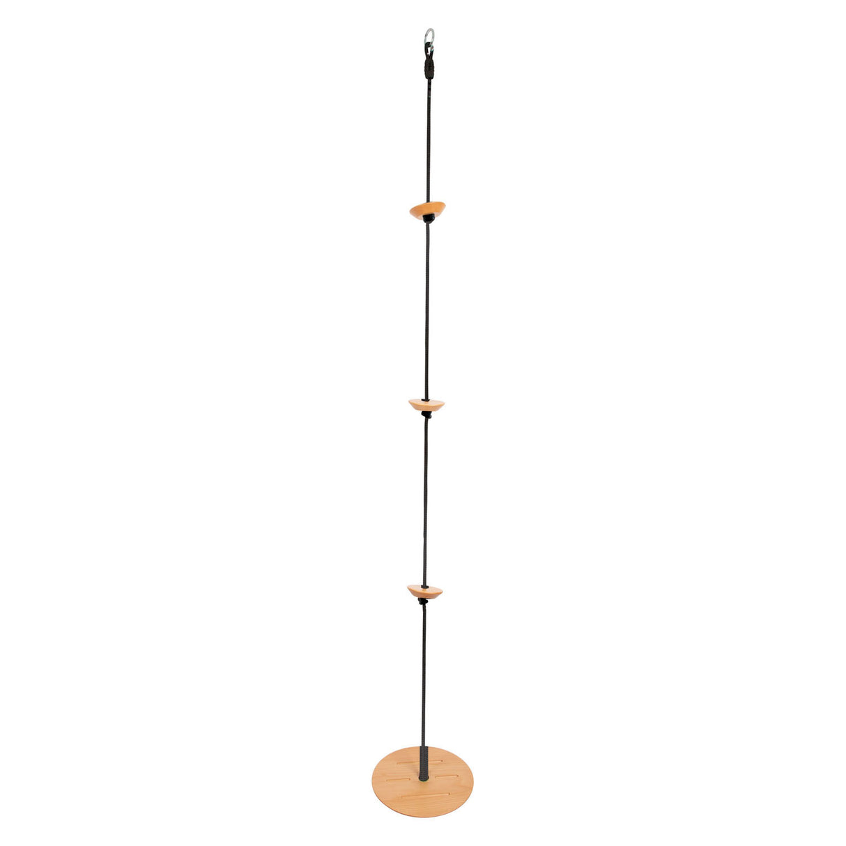 Small Foot Disc swing with climbing rope Black Line