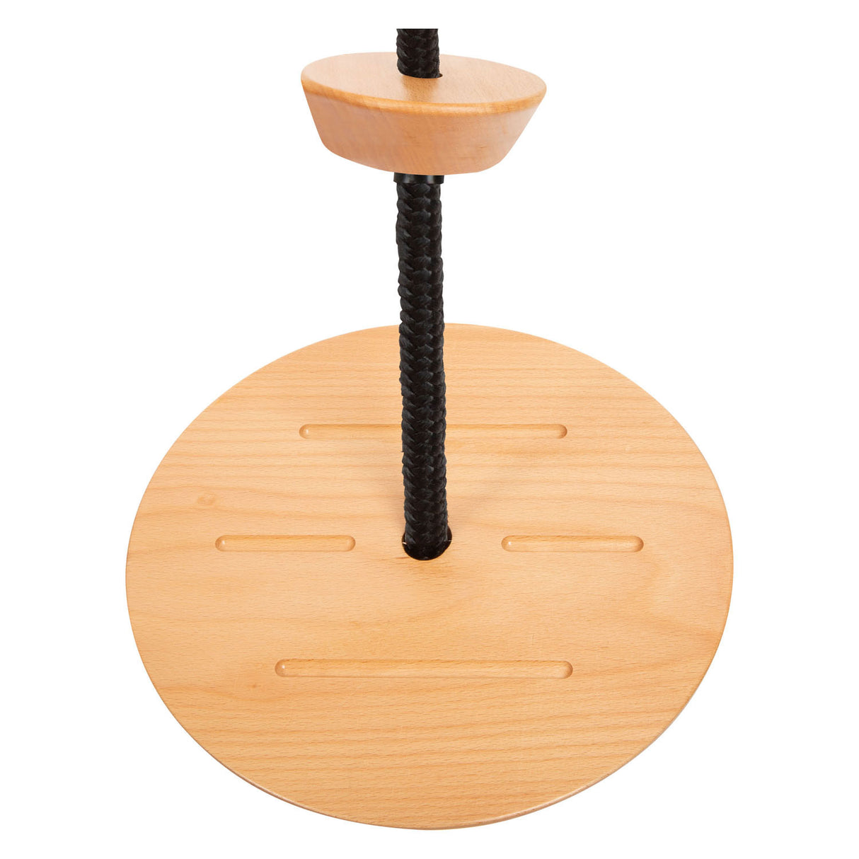 Small Foot Disc swing with climbing rope Black Line