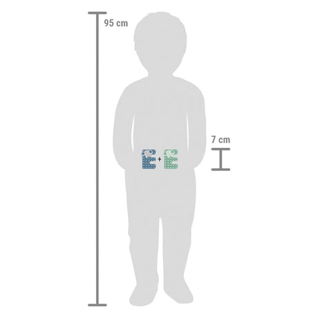 Small foot - houten dieren kinderletter - e
