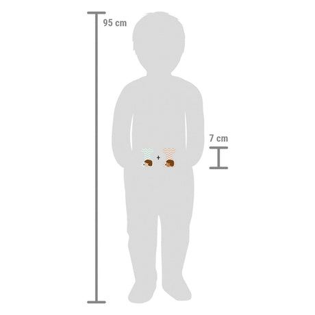 Small foot - houten dieren kinderletter - i
