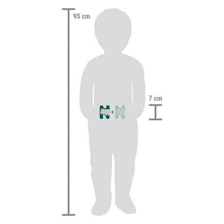Small foot - houten dieren kinderletter - n