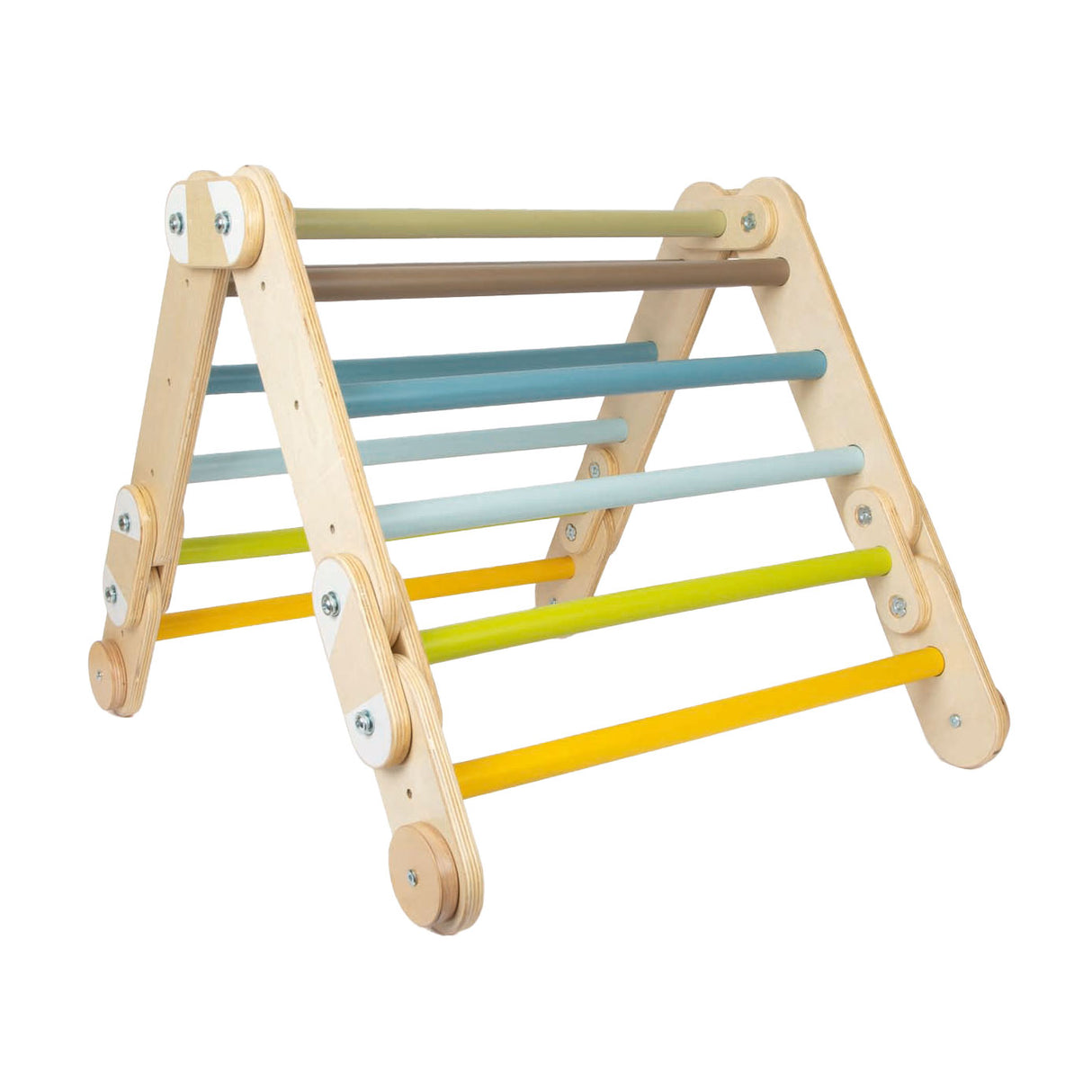 Small Foot - Wooden Klimrek 2in1 triangle and wall rack Adventure