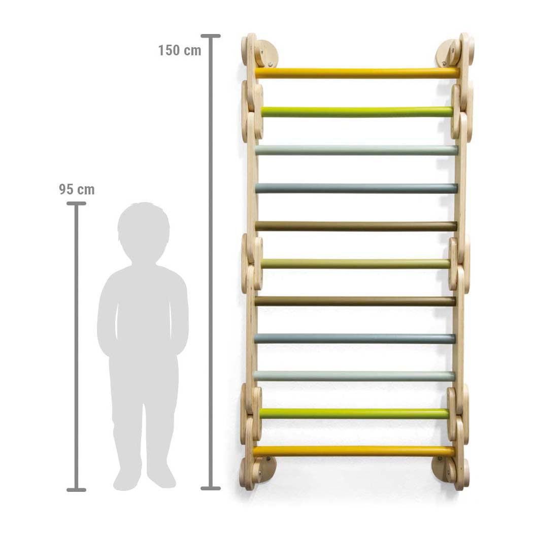 Small Foot - Wood Klimrek 2in1 Triangel och Wall Rack Adventure