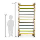 Liten fot - tre Klimrek 2in1 Triangle and Wall Rack Adventure