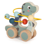 Small foot - houten duwfiguur motoriekspiraal dino