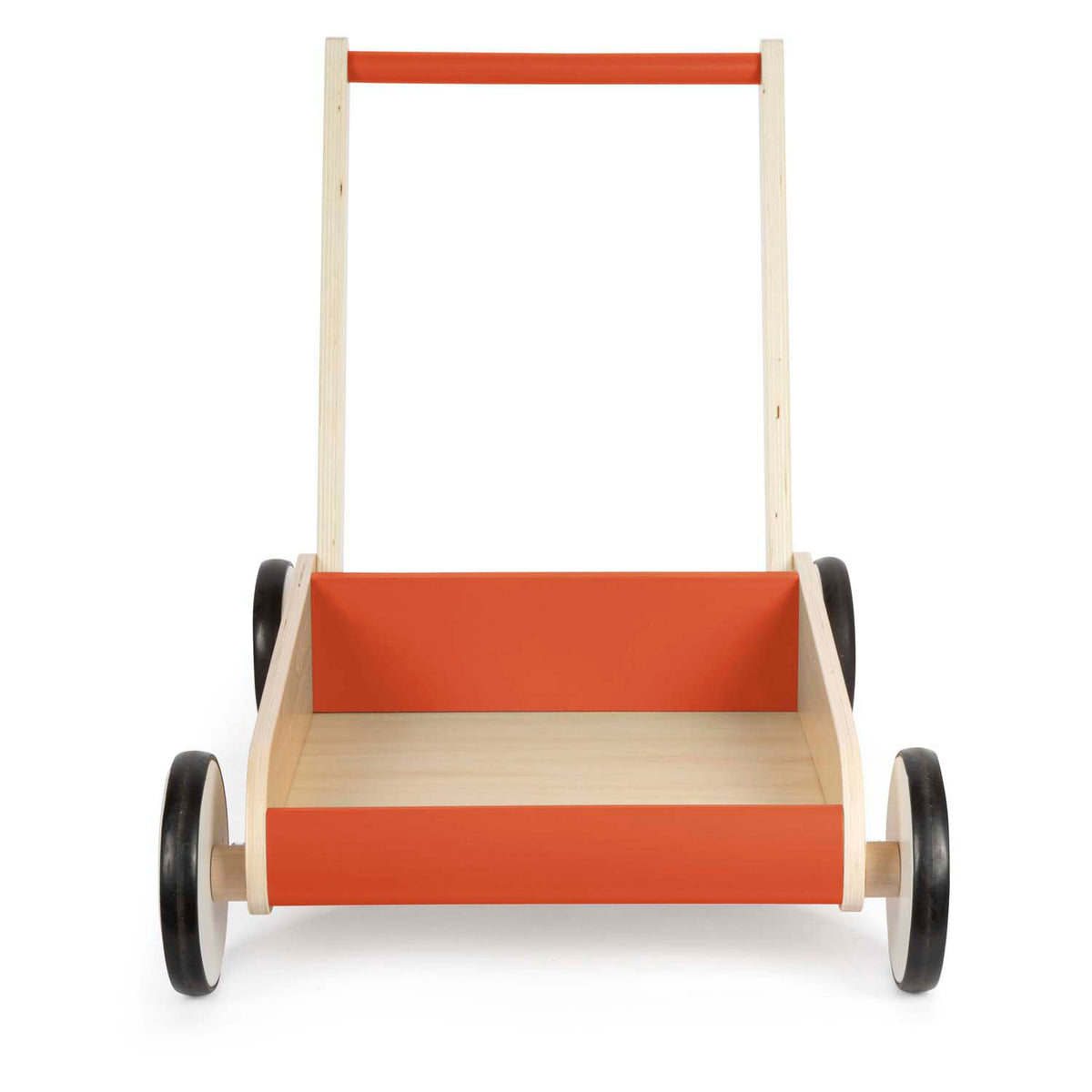 Small foot - houten loopwagen koper rood