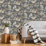 Hollandske Wallcoverings Dutch Wallcoverings tapet Leopard Gray og Beige