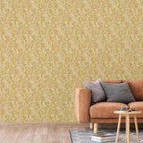 Hollandske Wallcoverings Dutch Wallcoverings tapet Mae Oker og Beige