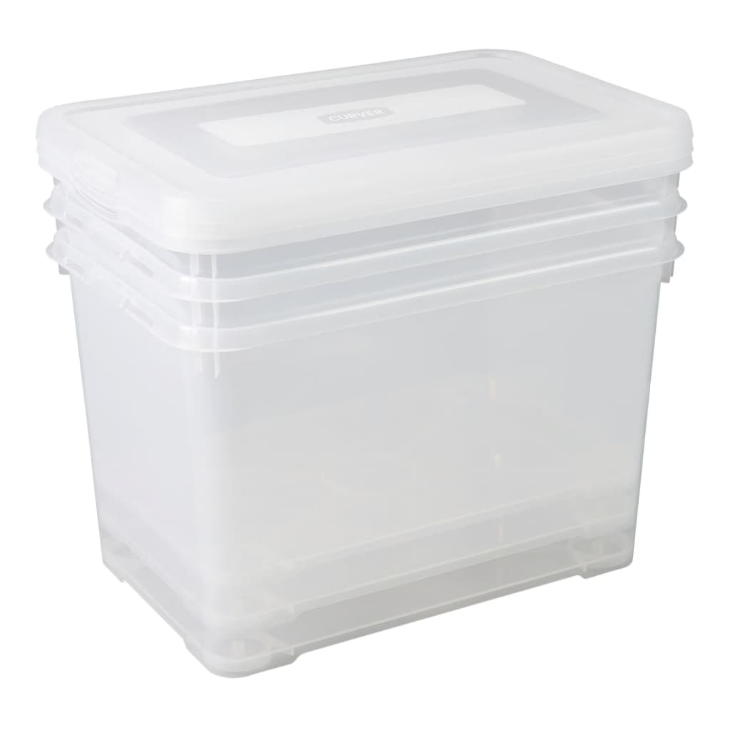 Skladatel Curver Curver Storage Set Handy 3x65 l Průhledný