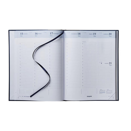 Brepols bureauagenda timing week nl 2027 lima zwart 17x22cm